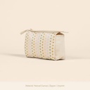 Natural Canvas Medium Jetsetter Pouch