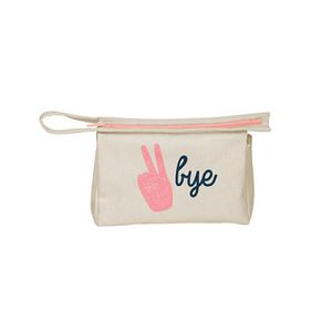 [5246-NAT] Continued Jetsetter Medium Pouch (Natural Canvas)