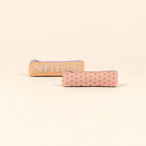 [5248-CC-1C] Fiddlesticks Small Colored Canvas Pouch