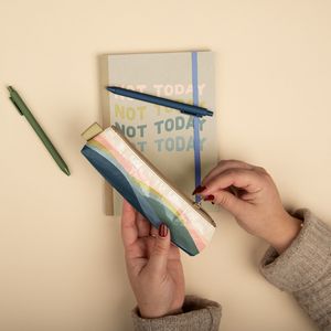 [5248-RC-4CP] Laminated Non-Woven Fiddlesticks Small Pouch