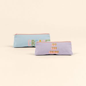 [5249-DN-1C] Denim Fiddlesticks Small Pouch