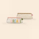 Clear Vinyl Fiddlesticks Middle Pouch