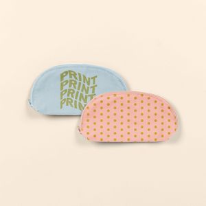 [5251-CC-1C] Glam Clam Colored Canvas Pouch