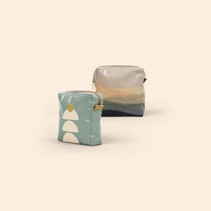 [5256-RC] Mod Pouch Small - Laminated Non-Woven Rpet