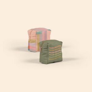 [5257-DC-4CP] Mod Pouch Medium - 4cp Pigment Dyed Canvas