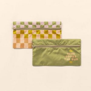 [5262-190T-4CP] Zip Front Pouches Tuck & Toss - Ripstop - Large