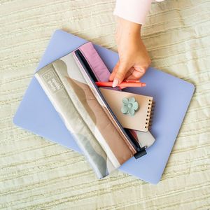 [5262-PP-4CP] Large Zip Front Pouch (Puff Puff)
