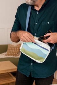 [5285-NAT] Landscape Crossbody Backpack (Natural Canvas)