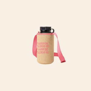 [5287-3B] Simple Hydration Sling Pouch (Burlap Neoprene)