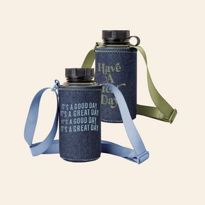 [5287-3U] Simple Hydration Sling Pouch (Denim Neoprene)