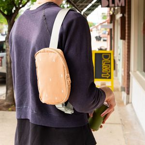 [5288-CC-1C] Simple Belt Bag - Colored Canvas