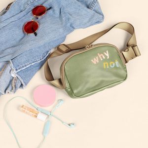 [5288-VL-4CP] Simple Belt Bag - Vegan Leather