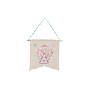 Continued Wallflower Medium Pennant (Natural Canvas)