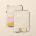 Portrait Laptop Sleeves - Natural Canvas - Small - 13"