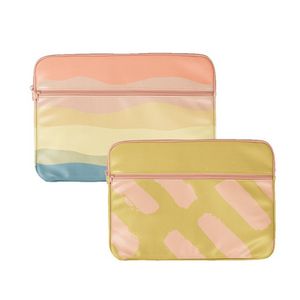 [5943-VL] 13" Zippered Pocket Laptop Sleeve - Vegan Leather
