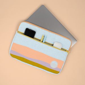 [5945-DN] 15" Zippered Pocket Laptop Sleeve (Denim)