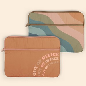 [5945-NT] Zippered Pocket Laptop Sleeves - 4cp Nylon