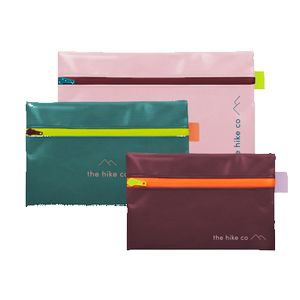 [7261-TR-SS] Medium Tarpaulin Zip Front Pouch