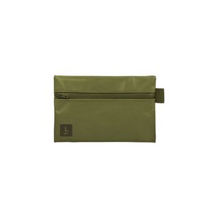 [7262-TR-SS] Large Tarpaulin Zip Front Pouch
