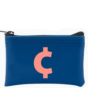 [9210-01-EV-1C] Expanded Vinyl Small Pocket Holder Coin Bag w/Zipper Closure