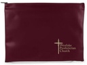16"x12" Expanded Vinyl Memorial Bag w/Zipper