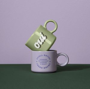 [9350-DIRECT-1C] Loop Mug - 11oz Ceramic