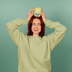 [9383-DIRECT-1C] Curva Matte Mug - 13oz Ceramic
