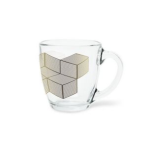 [9622-0101-1D] 15.5 Oz. Curved Glass Decal Mug