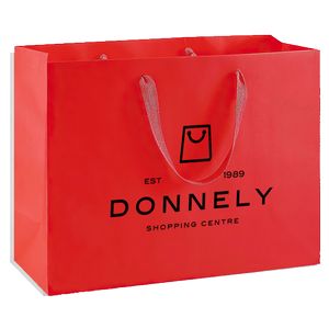 Ribbon Handle Eurotote Bags - 16"x6"x12"