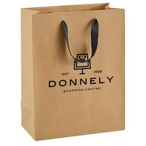 Ribbon Handle Eurotote Bags - 10"x5"x13"