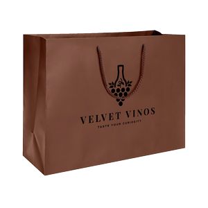 Matte Laminate Shopping Bags - 16"x6"x12"