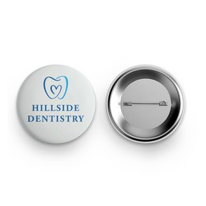 Pin Back Button - 3" round