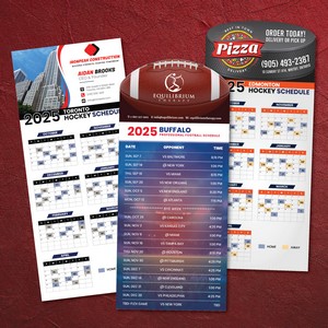 Sports Schedule Magnets - 3.5"x8"