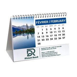 Paper Desk Flip Calendars - CUSTOM