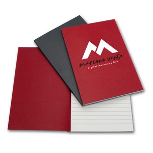 [JB1010] Linen Cover Perfect Bound Note Books - 5"x7"