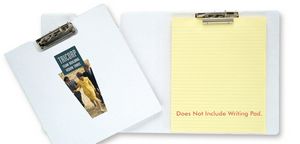 [HO1012] Recycled Cardboard Clip Board w/ Cover - white