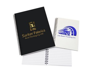 Luxury Print Metal Coil Journals - 7"x10"