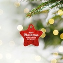 Acrylic Holiday Ornaments 2.5"x3" - custom shape