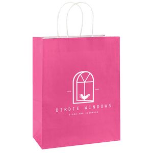 Deluxe Coloured Shopping Bags - 10"x5"x13"