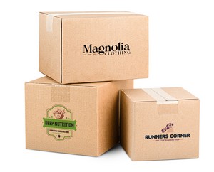 Printed Shipping Boxes - 8" x 6" x 6"
