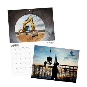 Mini Appointment Stapled Wall Calendar - 12 Custom Images