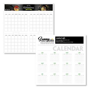 Paper Perpetual Dry Erase Calendar - 44" x 44"