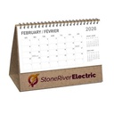 Kraft & Epic Black Desk Flip Calendars