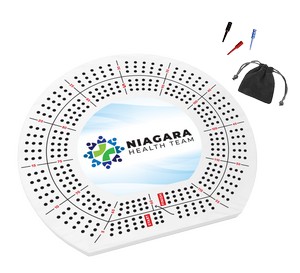 Premium Cribbage Boards - 11" round