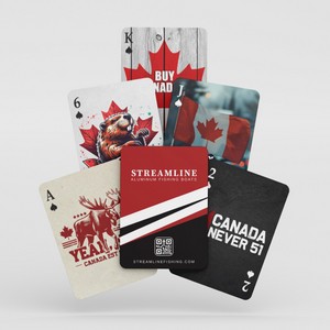 [GS1013-1 GS1015-1 GS10171] Canada Proud Playing Cards