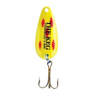 [GS1018-67] Lucky Strike® Mini Lure in A Tube - yellow/red diamonds