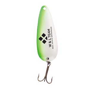 [GS1019-90] Lucky Strike® Lure In A Tube - green/white