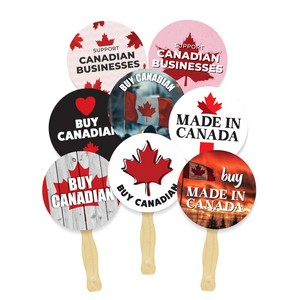 [GS1042-1] Stock Canada Hand Fans
