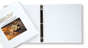Recycled White Cardboard Binder