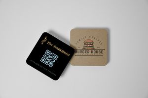 [HO1026] Kraft & Epic Black Coasters